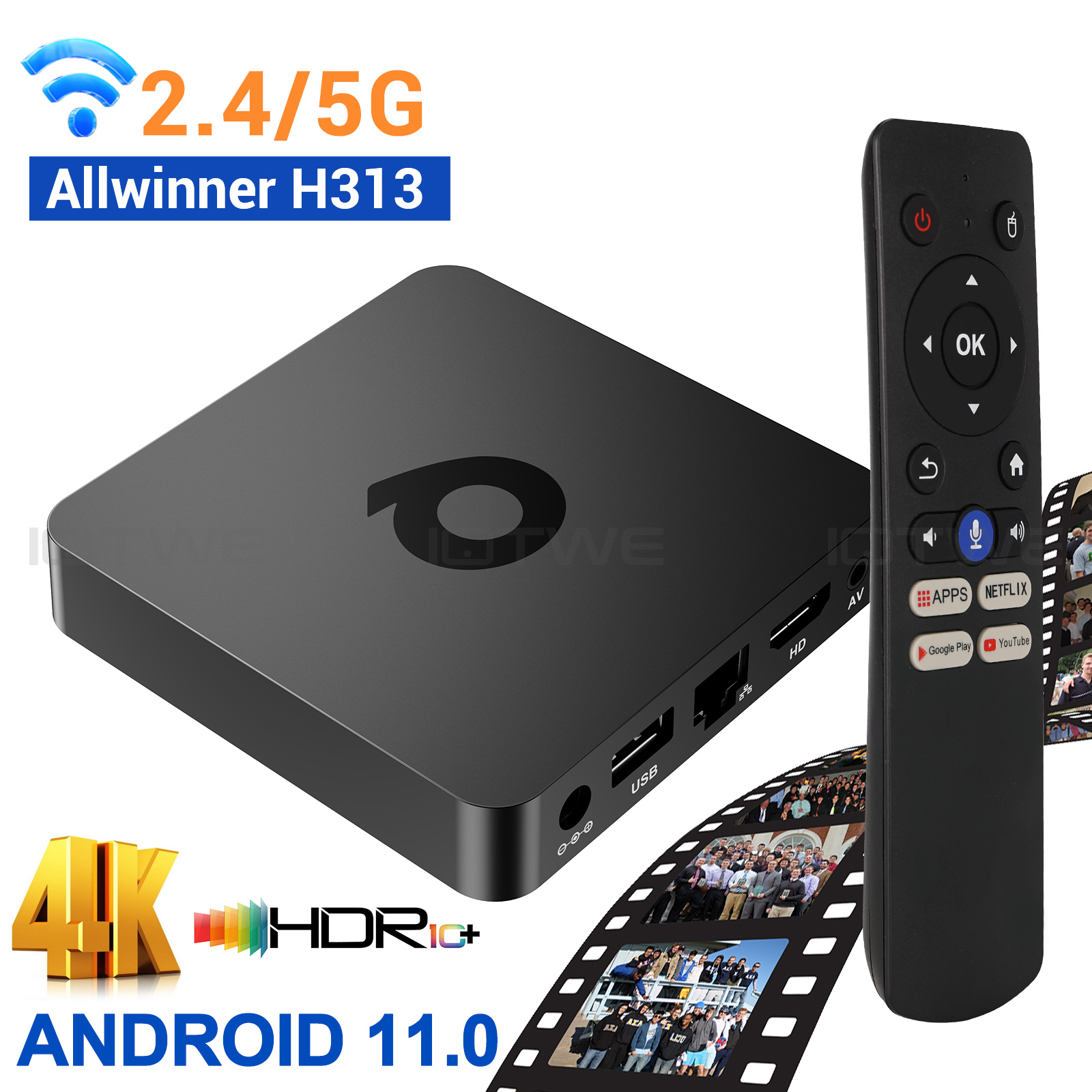 Radxa Rock 5B 16Gb - IOTWE T95Q 8K 지원 안드로이드13.0 TV