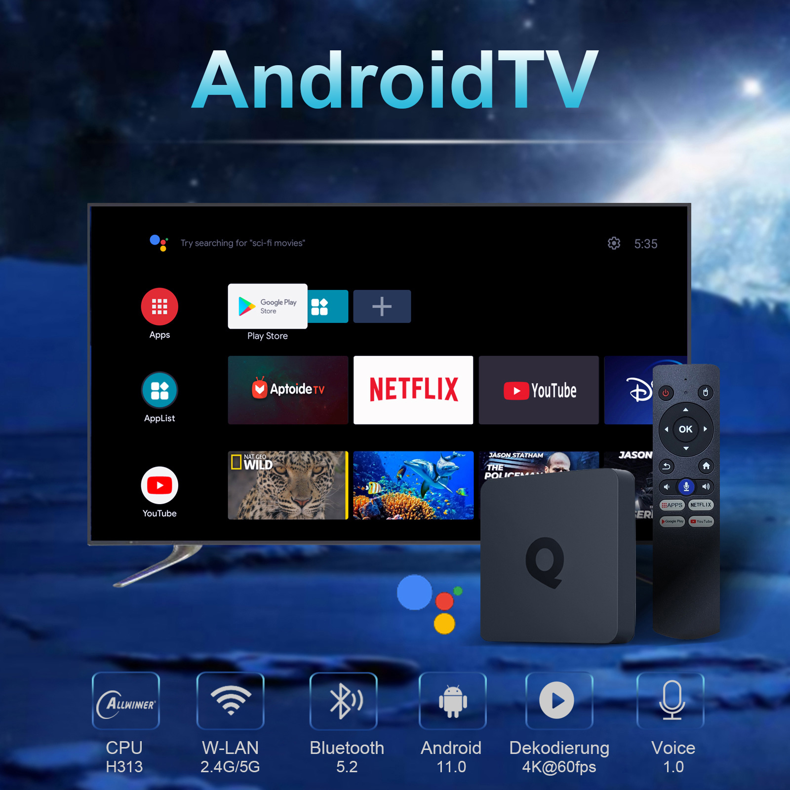 IOTWE T95Q 8K 지원 안드로이드13.0 TV  - Radxa Rock 5B 16Gb 리뷰 및 가격