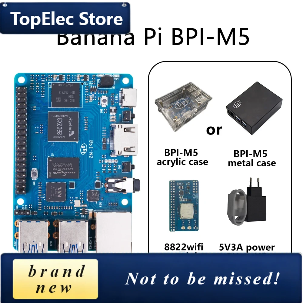 탑일렉 바나나 PI BPI-M5 세트 (케이스 포함)  - Banana Pi Bpi-M5 리뷰 및 가격